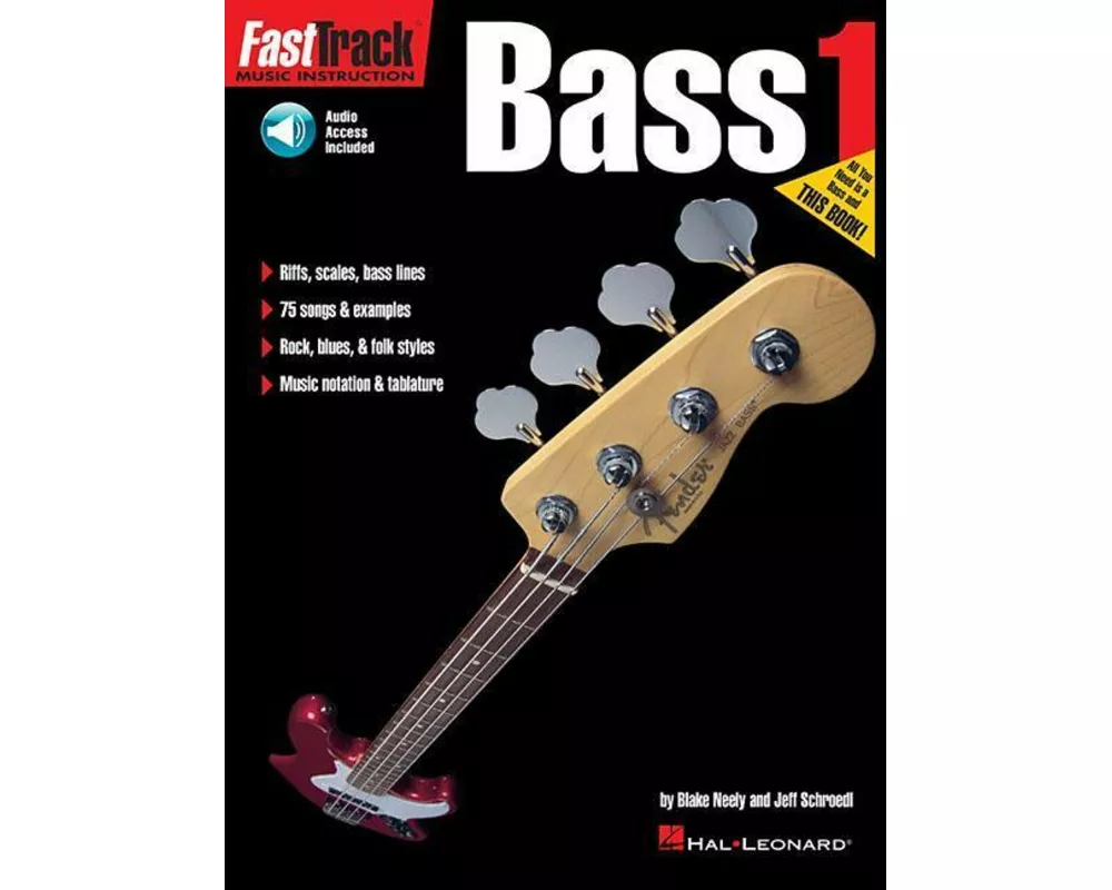 Fasttrack Bass Method - Book 1 (Book/Online Audio)