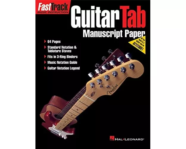 Fasttrack Guitar Tab Manuscript Paper