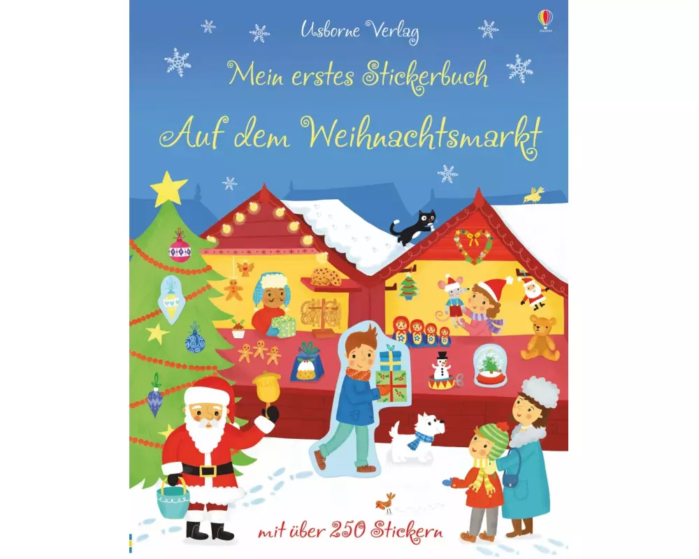 Mein erstes Stickerbuch: Auf dem Weihnachtsmarkt
