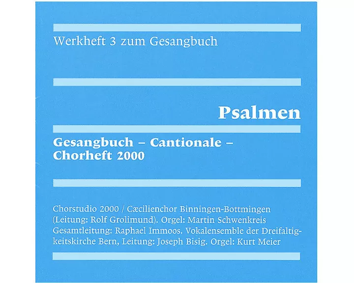 Werkheft zum Gesangbuch 3: Psalmen