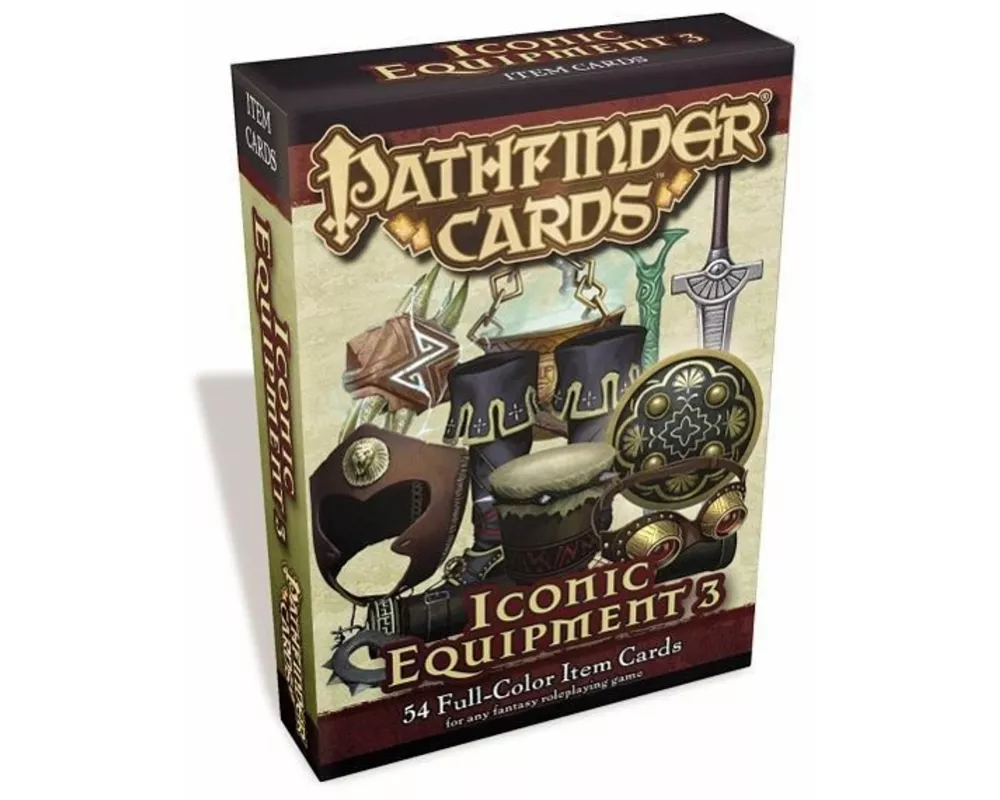 Pathfinder Cards: Iconic Equipment 3 Item Cards Deck