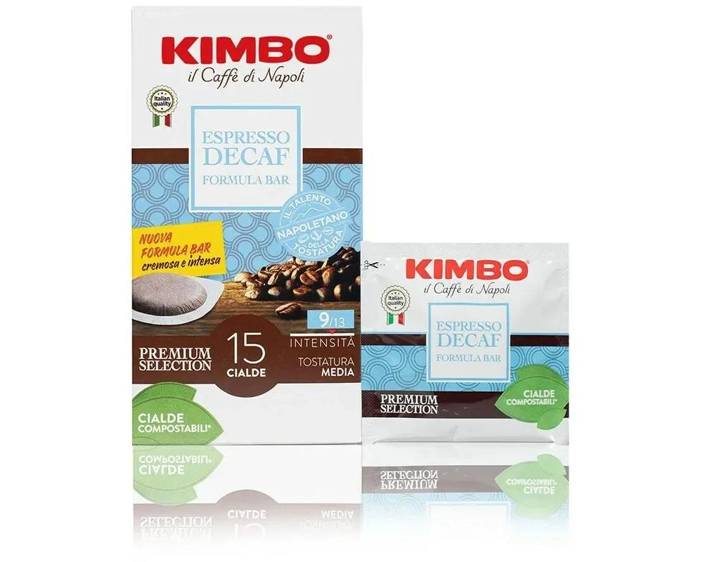 Kimbo Kaffeepads Decaf 15 Stück