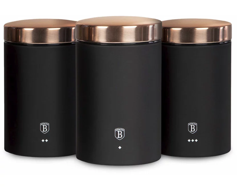 Berlinger Haus Black Vorratsdosen Rose Collection