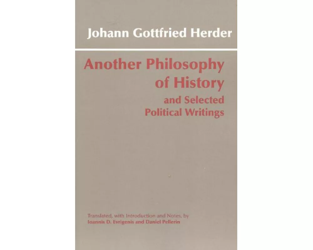 Another Philosophy of History and Selected Political Writings
