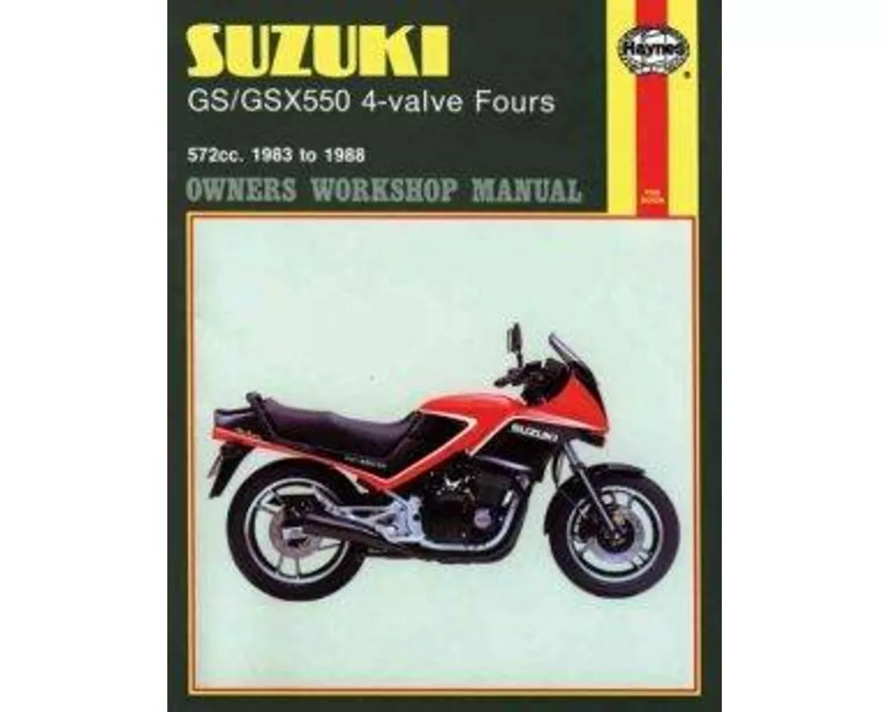 Suzuki GS/GSX550 4-valve Fours (83 - 88) Haynes Repair Manual