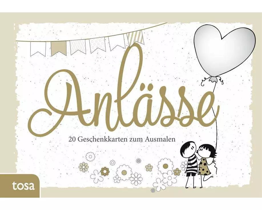 Geschenkkarten zum Ausmalen - Anlässe