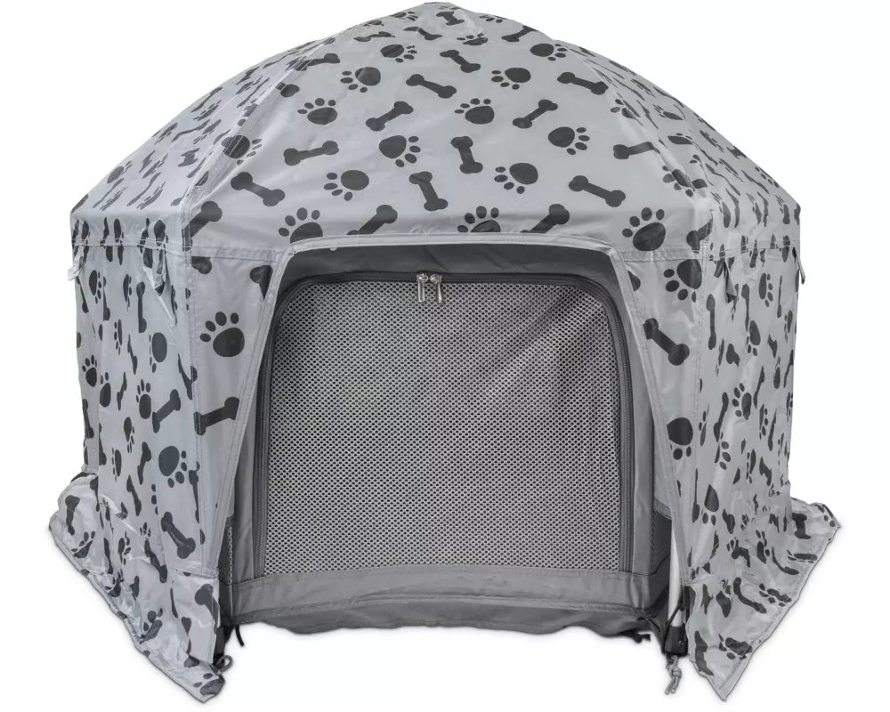 Pety Abdeckung Plus für Laufstall Klein, Anthrazit/Schwarz