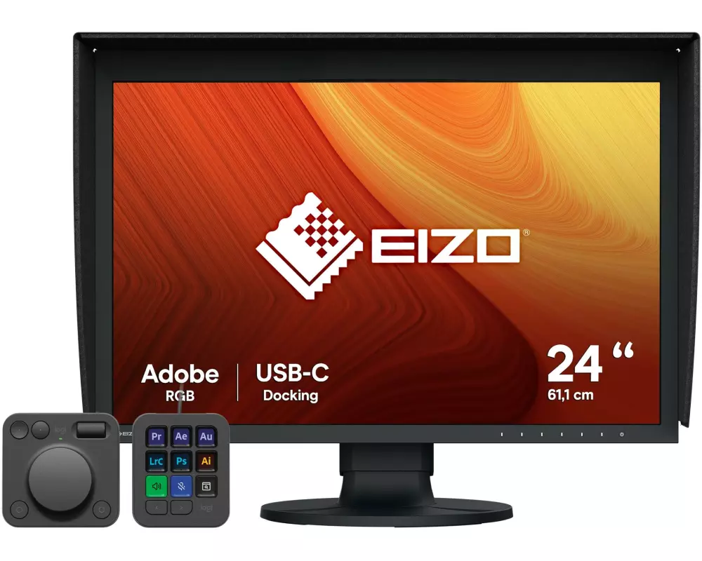 EIZO Monitor ColorEdge CG2400S Swiss Edition + Creative Console