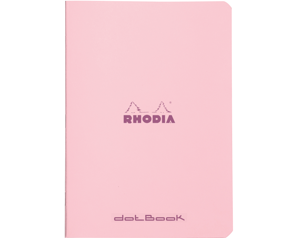 RHODIA Notizheft Couleurs A5 119100C rosa, dots 80 Blatt