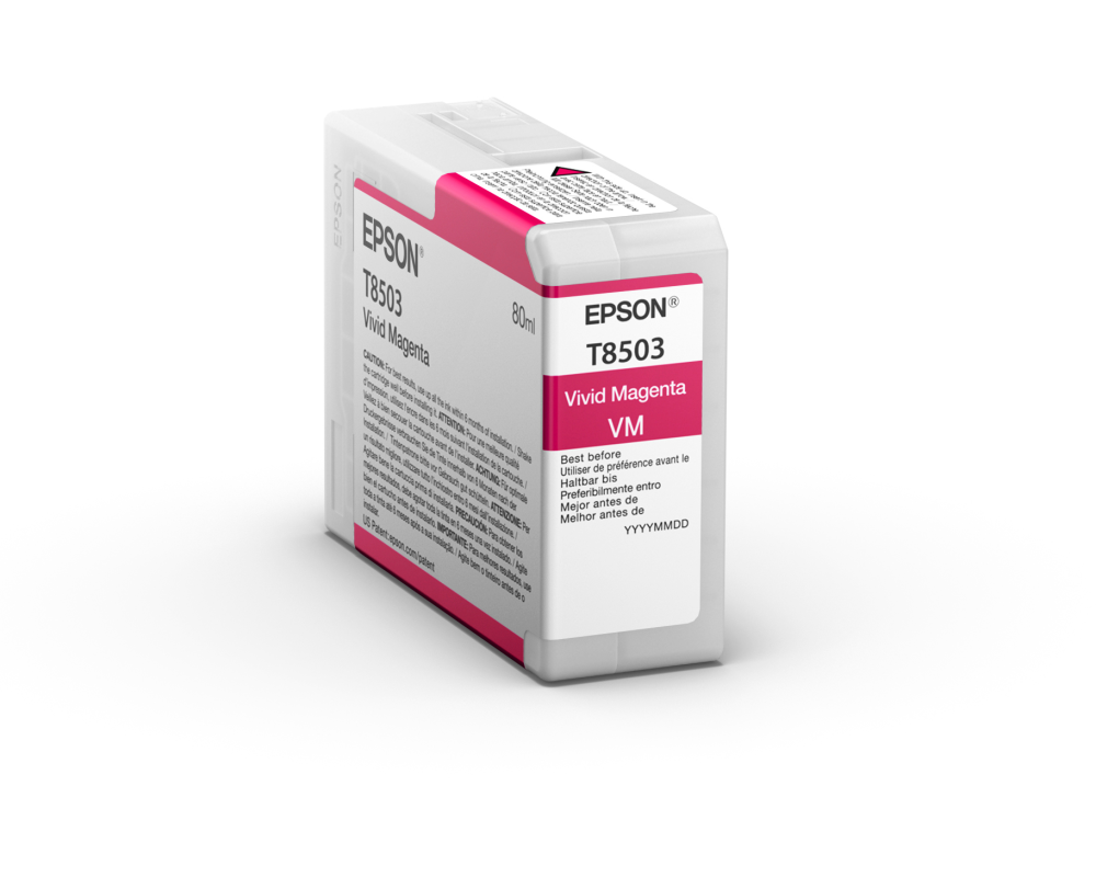 EPSON Tintenpatrone vivid magenta T85030N SureColor SC-P800 80ml