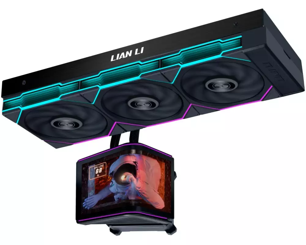 Lian Li Lian Li HydroShift II OLED Curved 360 UNI FAN TL AiO