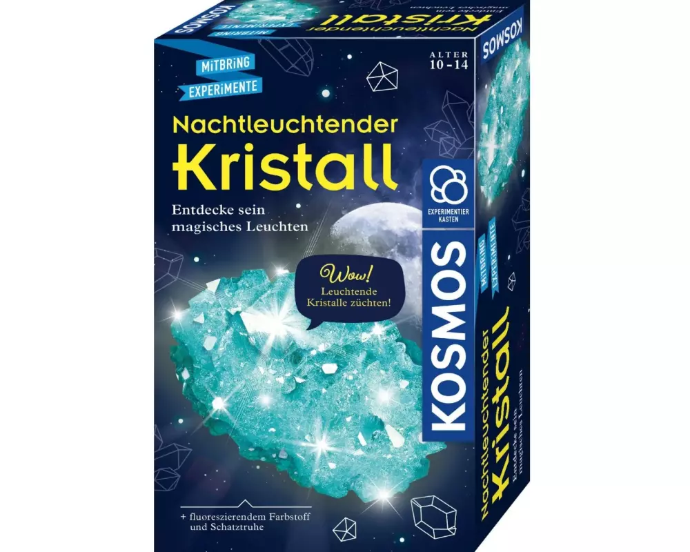 Kosmos Experimentierkasten Nachtleuchtender Kristall -DE-