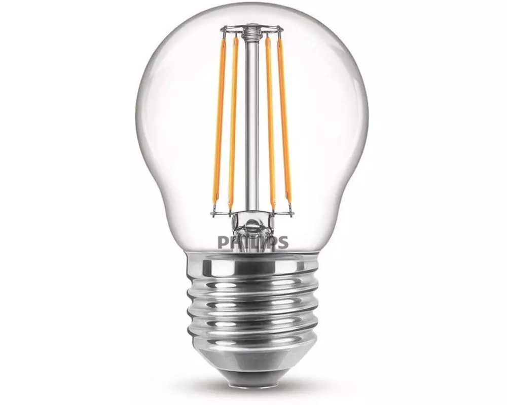 Philips Lampe LEDcla 40W E27 P45 WW CL ND Warmweiss (WW)