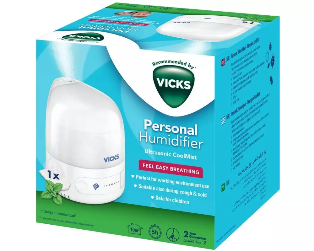 Vicks Luftbefeuchter Kaltluft Ultraschall VUL510E4