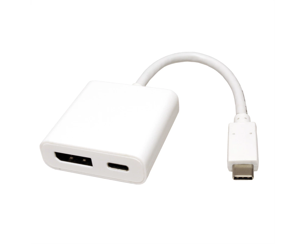 ROLINE Display Adapter USB Typ C - DisplayPort v1.2 + PD
