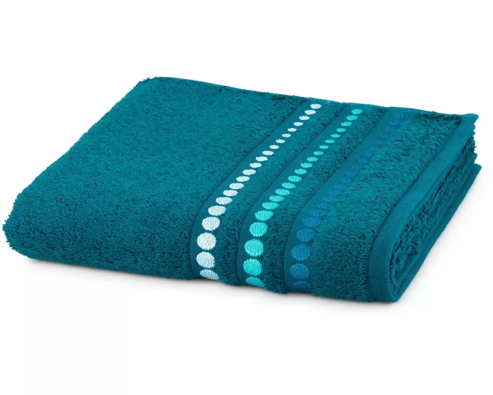 Frottana Duschtuch Line Points 67 x 140 cm, Ozeanblau