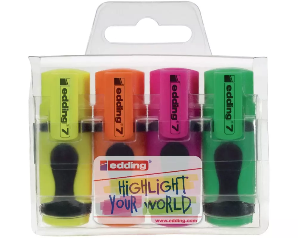 edding Textmarker Mini 7 4 Stück