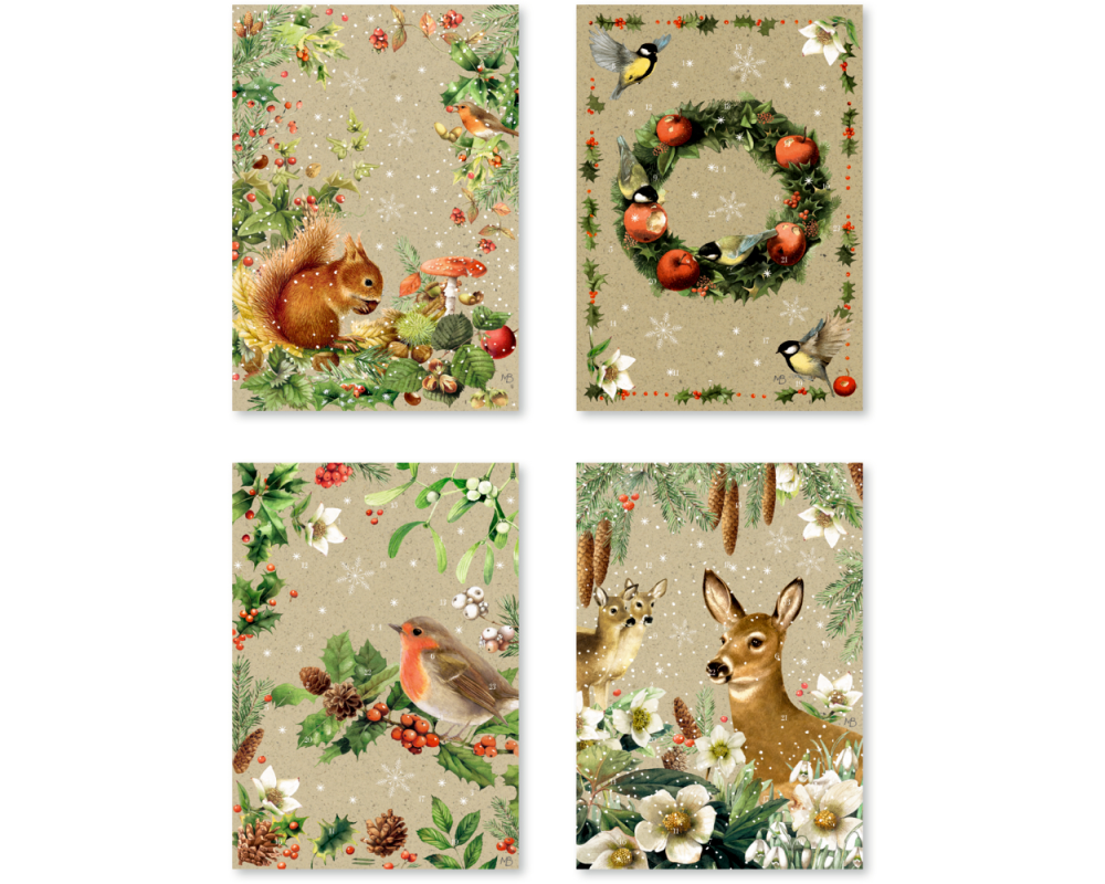 COPPENRATH A5 Adventskalender 95283 Zauber der Winternatur