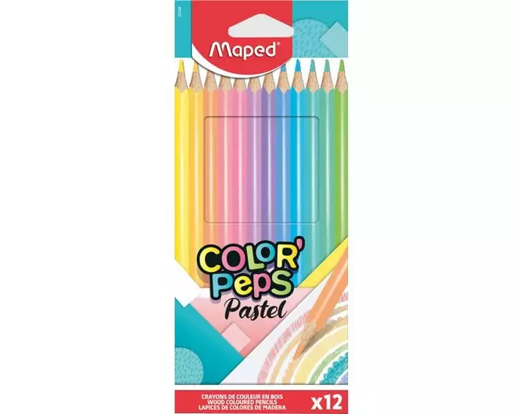maped Farbstifte Color Peps Pastell 12 Stück