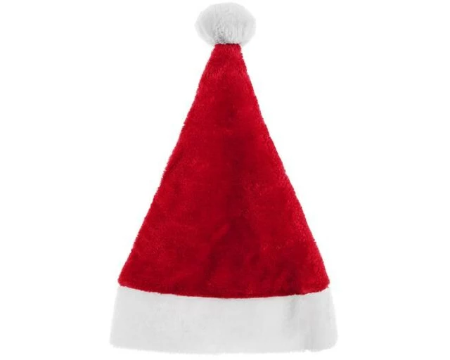 Partydeco Nikolausmütze Rot / Weiss