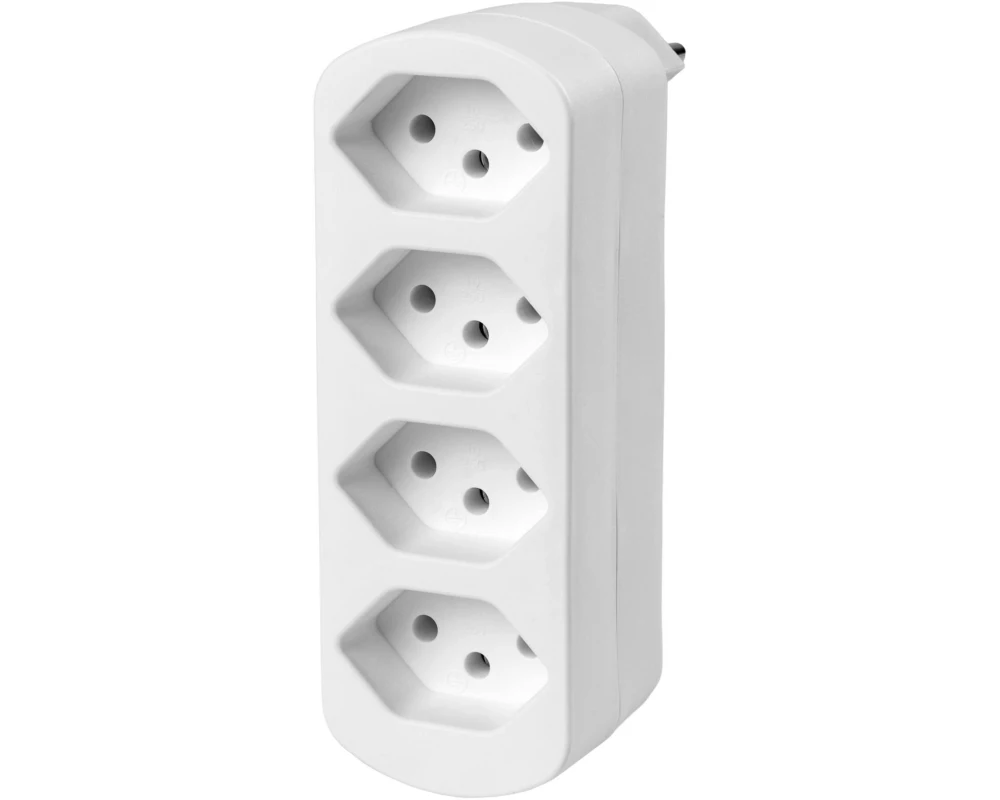 FURBER.power Mehrfachstecker Flexo 4 x T13, drehbar