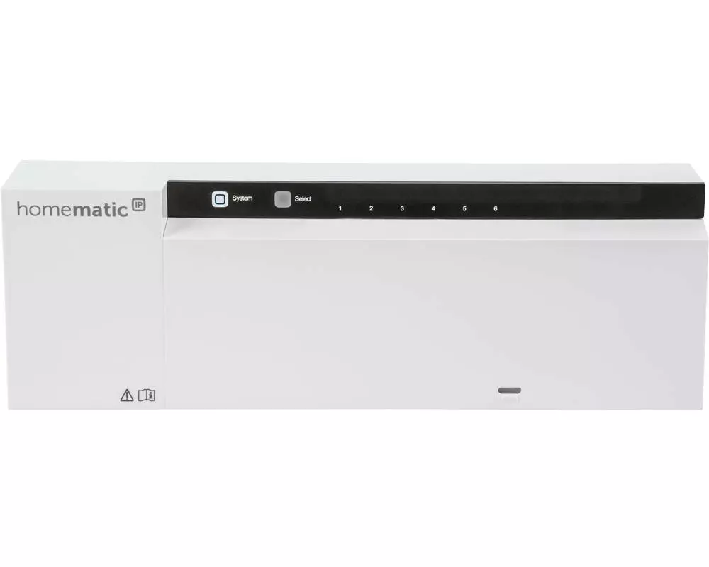 Homematic IP Wired Smart Home Wired Fussbodenheizungsaktor 6-fach, 24 V