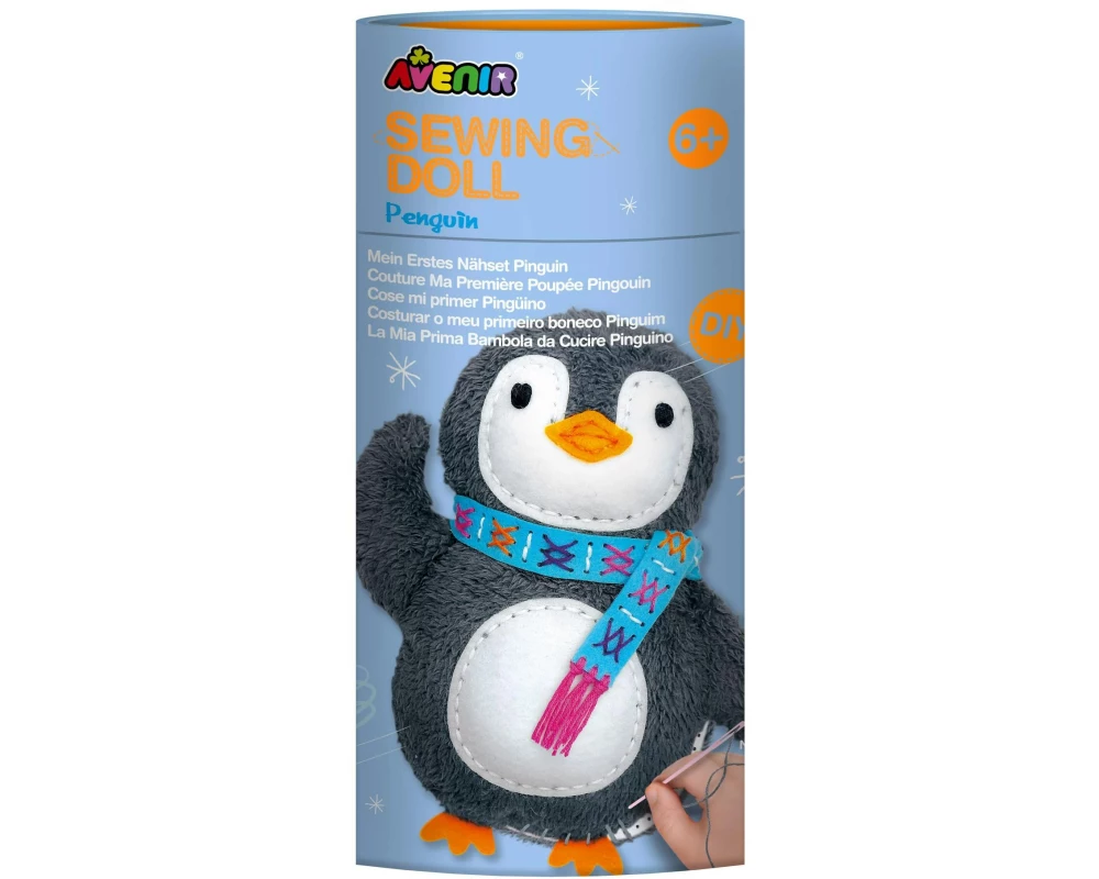 AVENIR Nähset Pinguin Plüschtier 23 x 23 cm