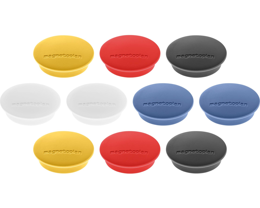 MAGNETOPLAN Magnet Discofix Junior 34mm 1662110 assortiert 10 Stk.