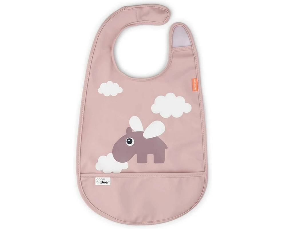 done by deer Lätzchen Happy Clouds Rosa 42 x 26.5 cm