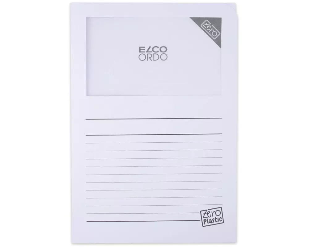 ELCO Sichthülle Zero Plastic Weiss, 100 Stück
