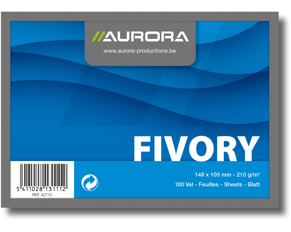 AURORA Karteikarten blanko A6 42710 weiss 100 Stück