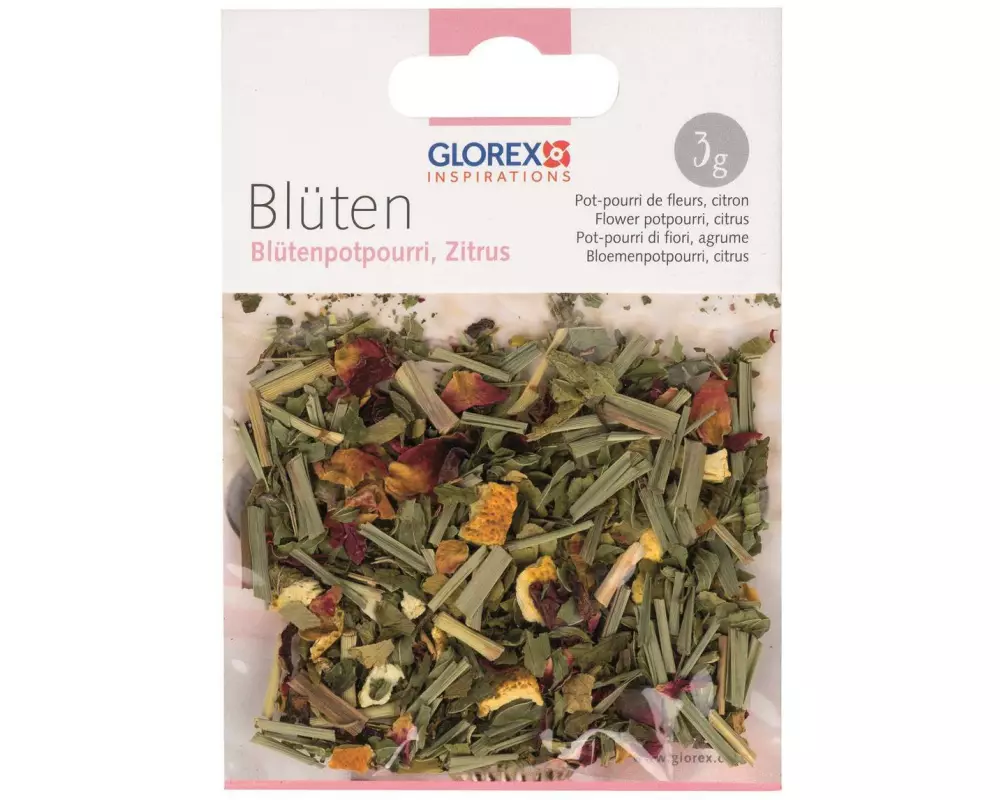 Glorex Blüten Potpourri Zitrus 3g