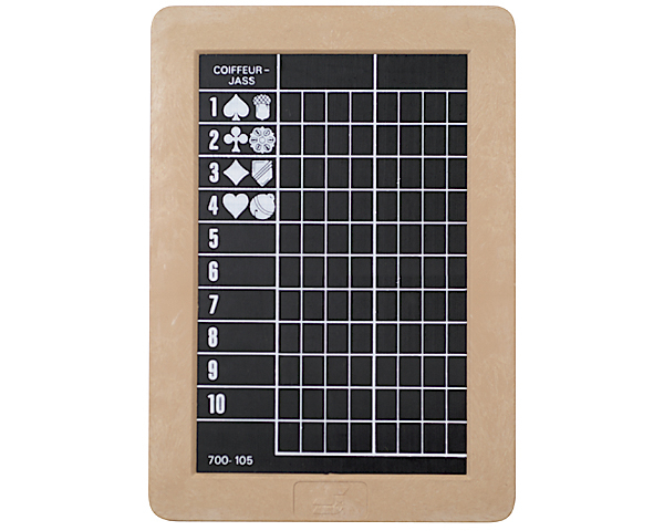 NEUTRAL Jasstafel Coiffeur 3A014289 16,5×23,5cm Schiefer