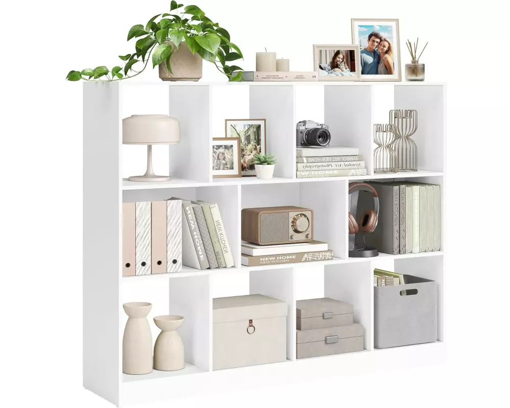 VASAGLE Bücherregal Weiss