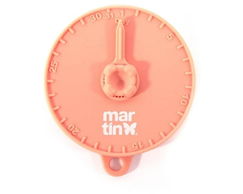 Martin Sellier Dosendeckel mit Zeiger Ø10 cm Rosa