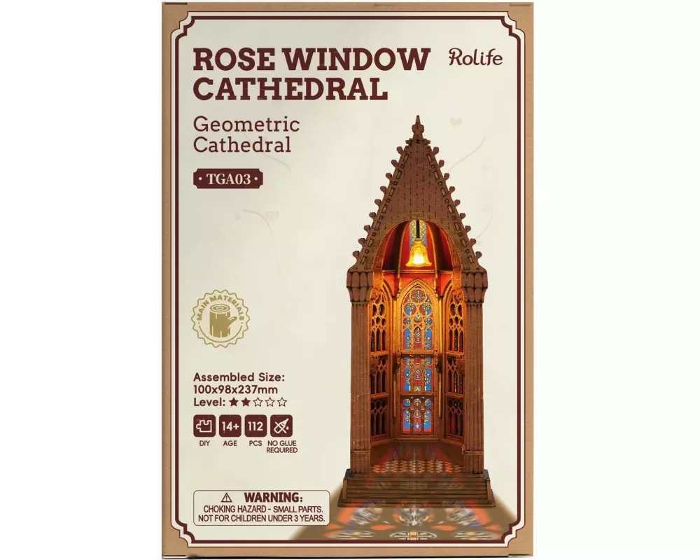 Rolife Rolife Geometric Cathedral Holzpuzzle aus Holz