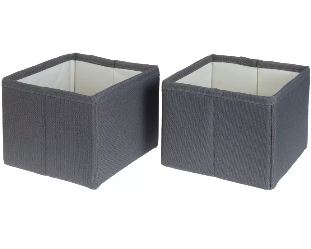 COCON Aufbewahrungsbox S Grau, 2 Stück