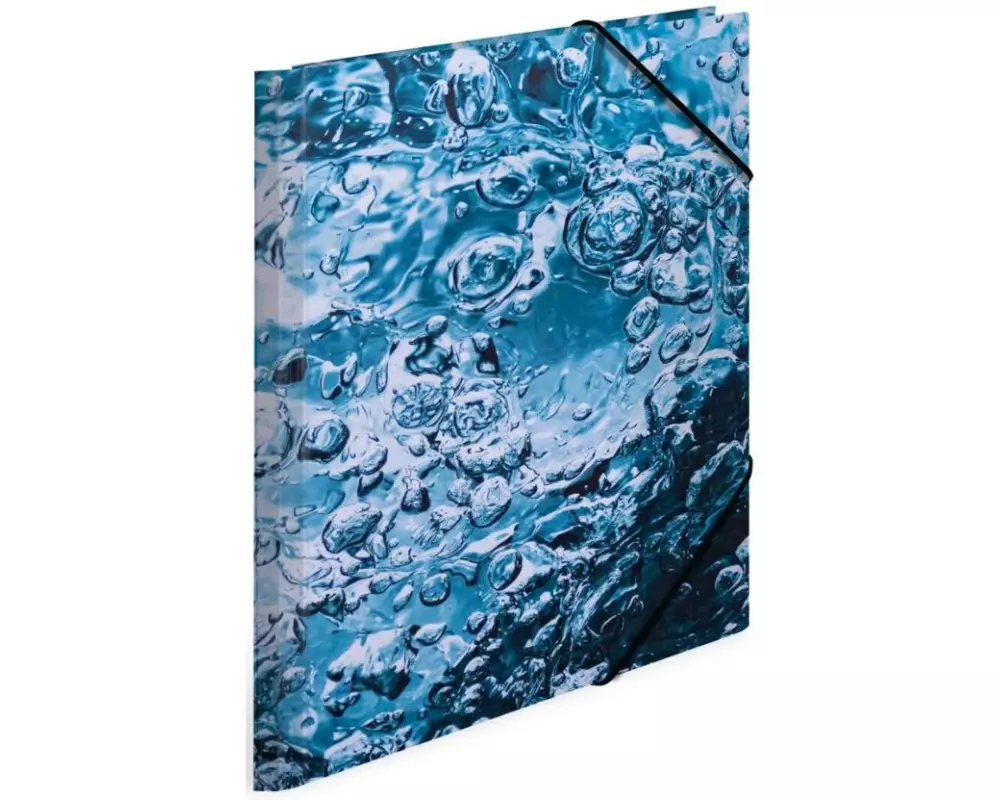 HERMA Gummibandmappe Water Blau