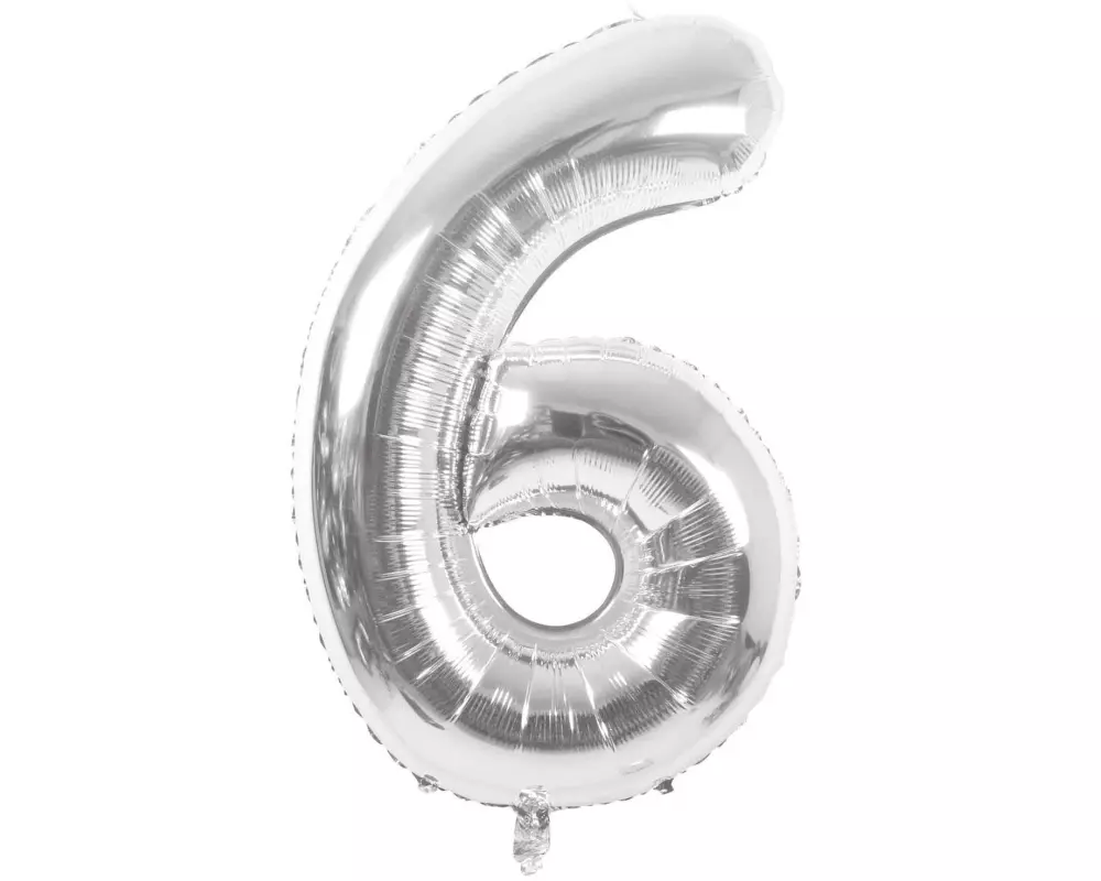Rico Design Folienballon 6 Silber