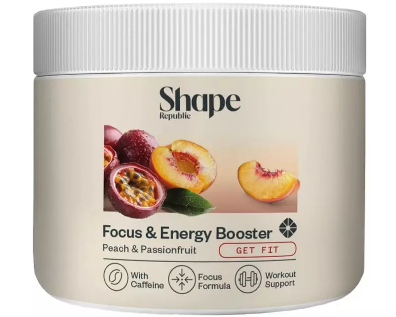 Shape Republic Pre Workout Booster Pfirsich-Maracuja 240 g