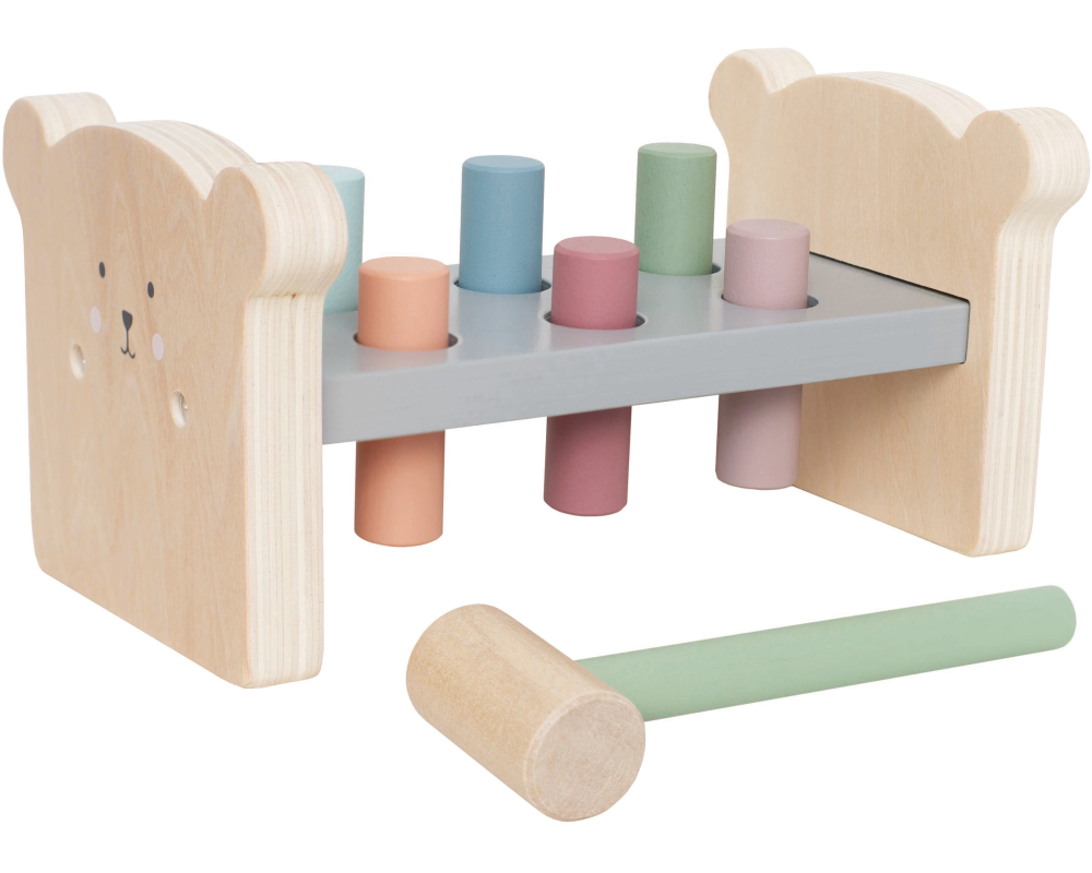 JABADABADO Hammer Bank C2517 Teddy 23x10x11 cm