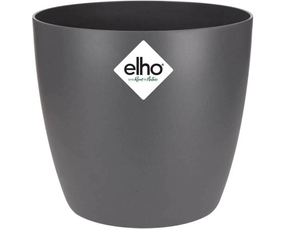 Elho Blumentopf Brussels mini, rund, 0.5 l, Anthrazit