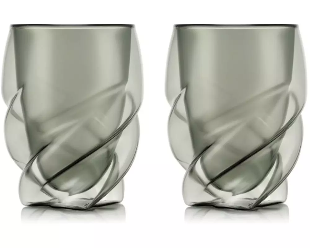 Bodum Pavina Paris Doppelwandgläser 270 ml, 2 Stück, Grau