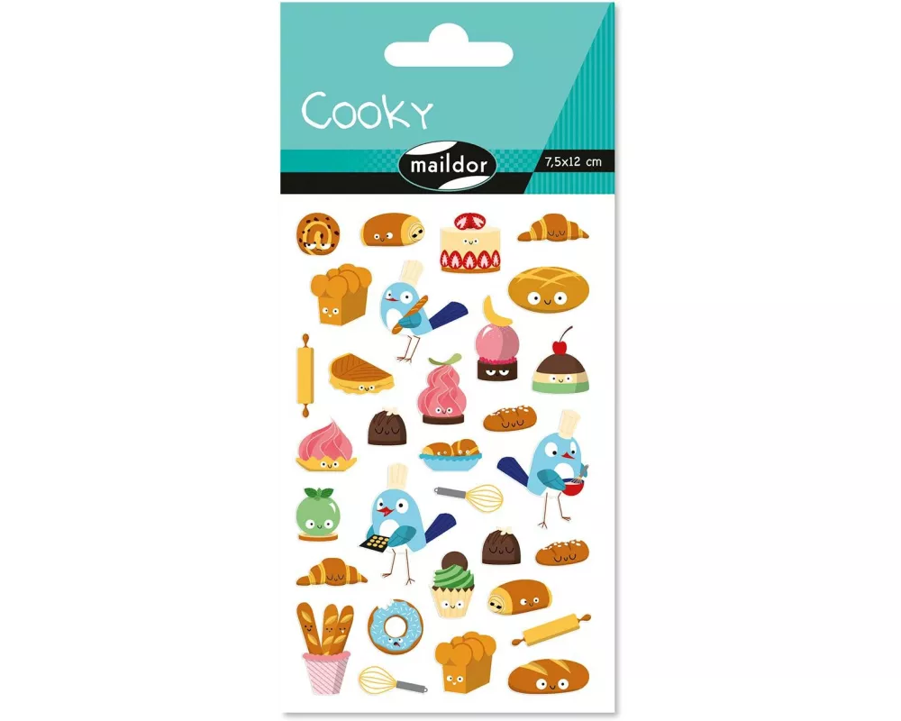 Clairefontaine Motivsticker 3D Gebäck