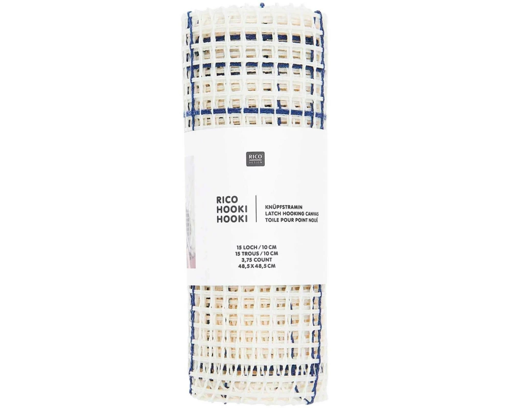 Rico Design Knüpfstramin Baumwolle/PES, 1 Stück, Beige