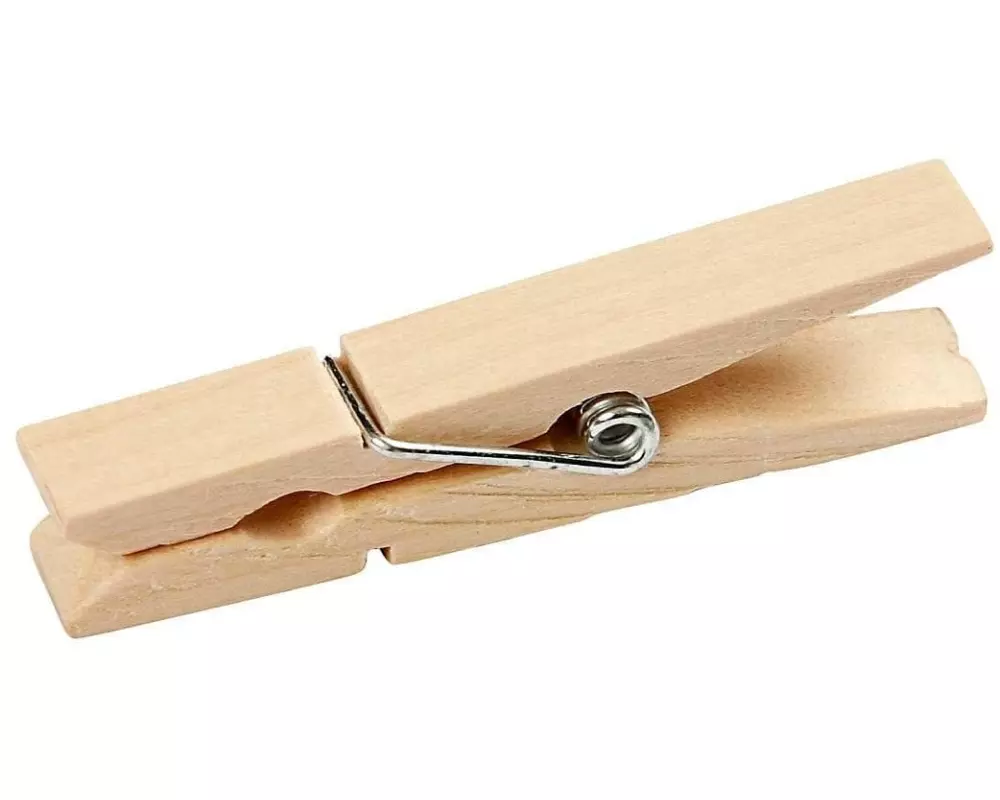 Creativ Company Holzartikel Wäscheklammer 50 Stück