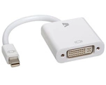 V7 CBL-MD1WHT-5E 10 cm DisplayPort/DVI Video Cable