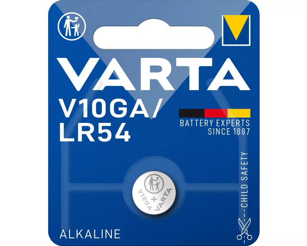 Varta Knopfzelle V10GA / LR54 , 1 Stück