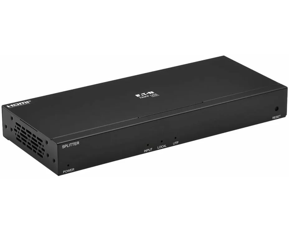 EATON TRIPPLITE 4-Port, HDMI, over, Cat6, Splitter, 4K, 60Hz, HDR, 4:4:4, PoC, HDCP, 2.2, 230ft., 70.1m, TAA