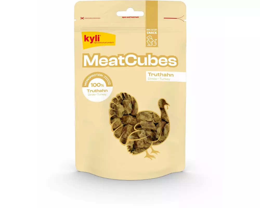 kyli Leckerli MeatCubes Truthahn, 150 g